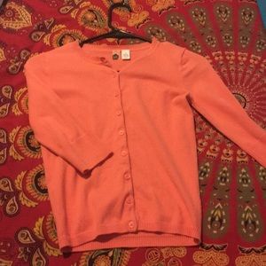 Coral half sleeve cardigan